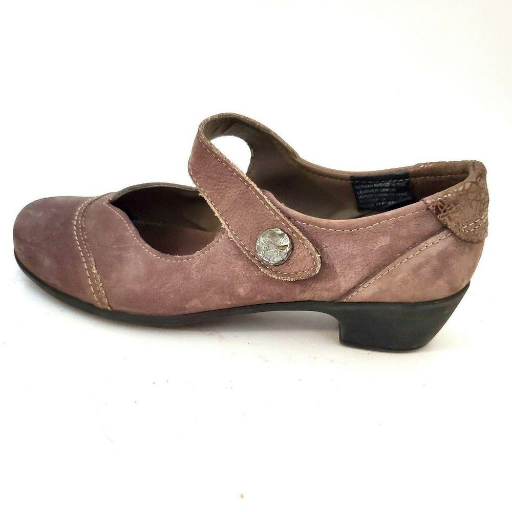 Umberto Raffini Bethany Mary Jane Shoes US 8 EU‎ 38 Taupe Suede Comfort Portugal